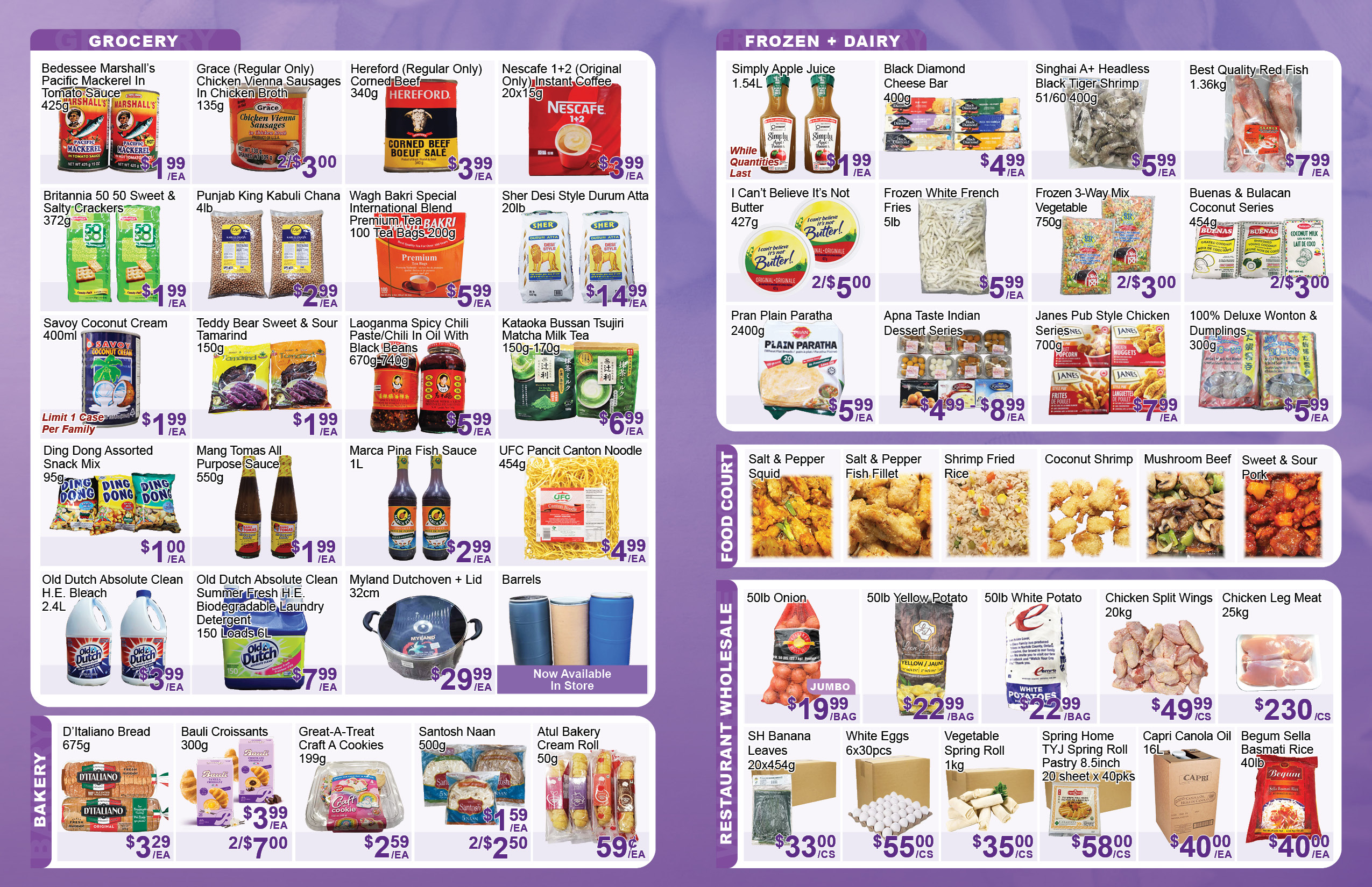 Brampton Store Weekly Flyer - Back