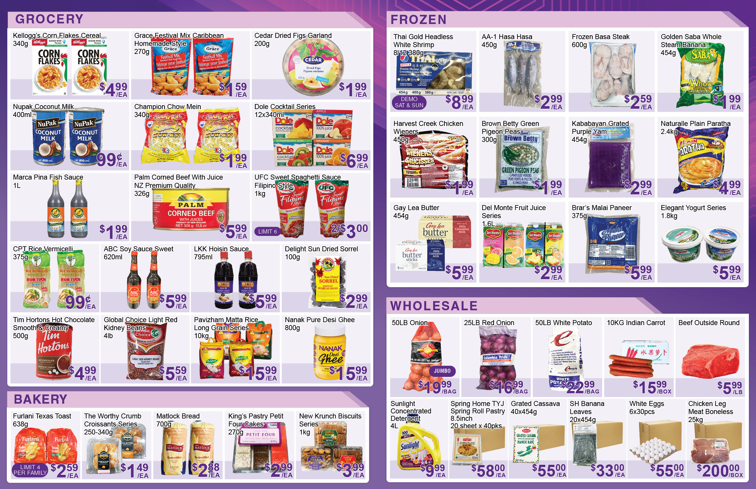 Mississauga Store Weekly Flyer - Back
